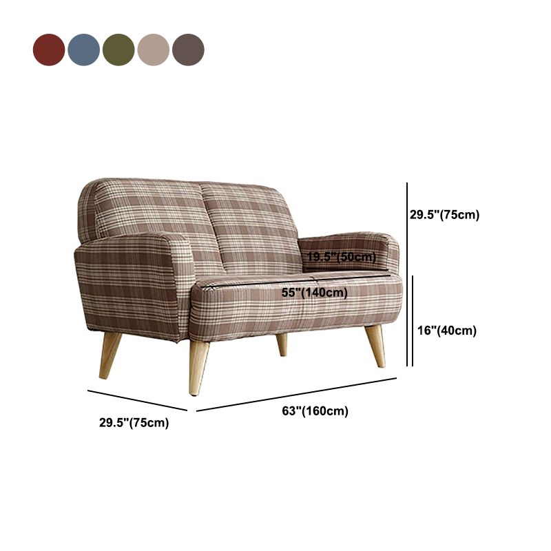 Living Room Contemporary Standard Square Arm Stationary Seating