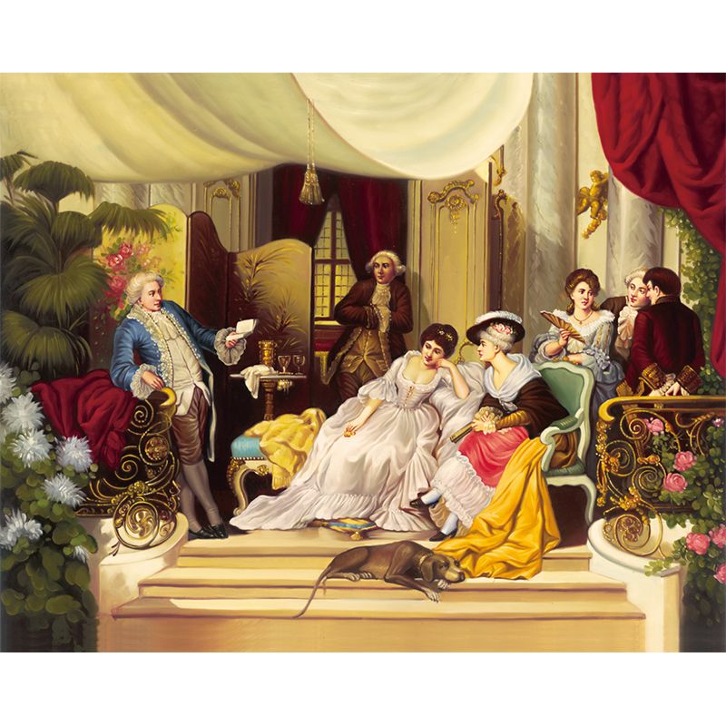 Brown Classic Wall Paper Murals Whole Carl Schlesinger Painting Wall Decor for Living Room