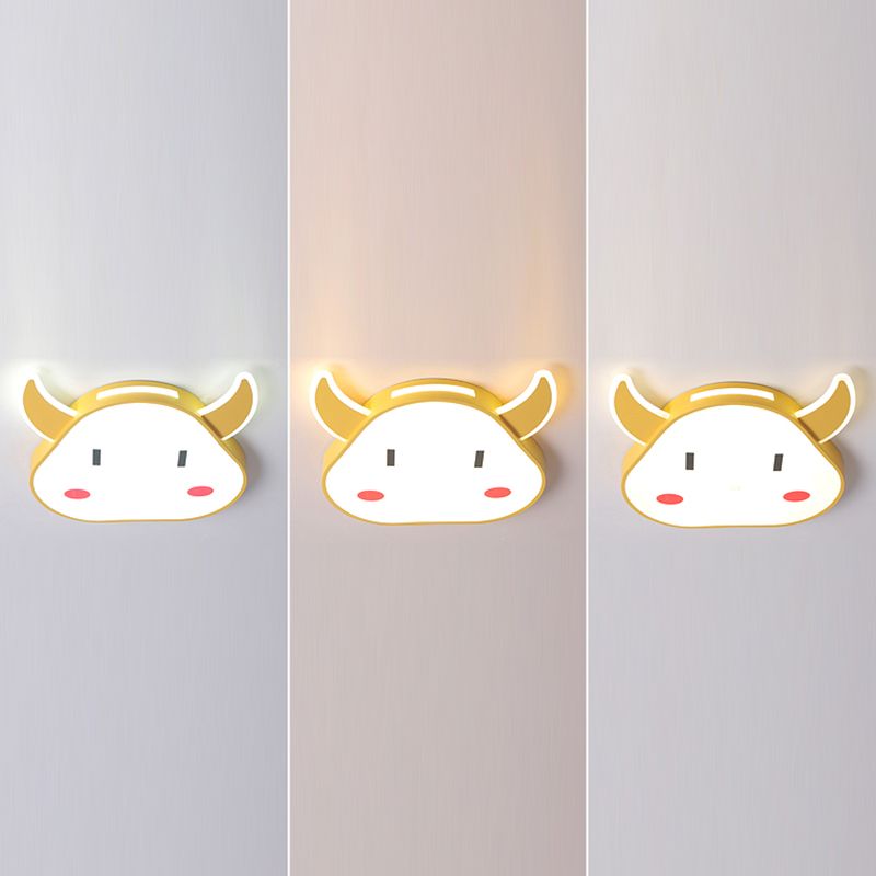 Taurus Modern Minimalism Ceiling Light Bedroom Living Room Creative Flush-mount Lamp