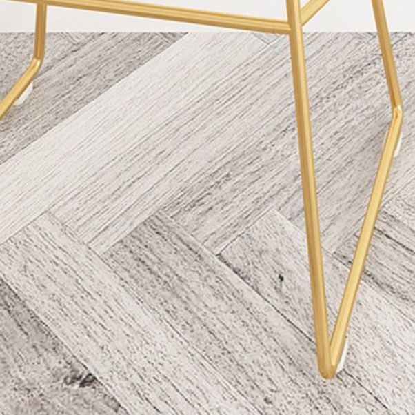 White and Gold Counter Set 1/2/3/5 Pieces Rectangle Trestle Glam Bar Table Set