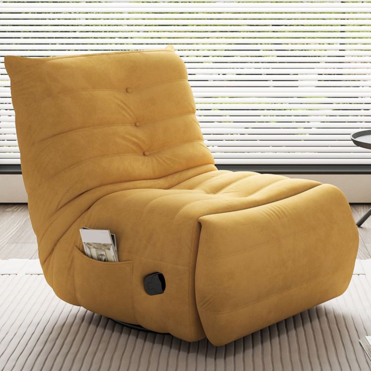 Modern Swivel Base Recliner Side Pockets Type Recliner Chair