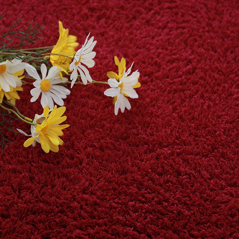 Alfombra de color sólido de moda Multi color Polyster alfombra de interior de la alfombra sin deslizamiento de la alfombra del área del área de las mascotas para habitación