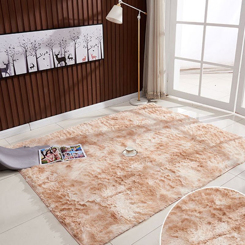 Multi-Color-Fuzzy Nordic Indoor Teppich Anti-Schlupf-Backing-Haustierfreundlicher Easy-Pflegebiet Teppich für Salon