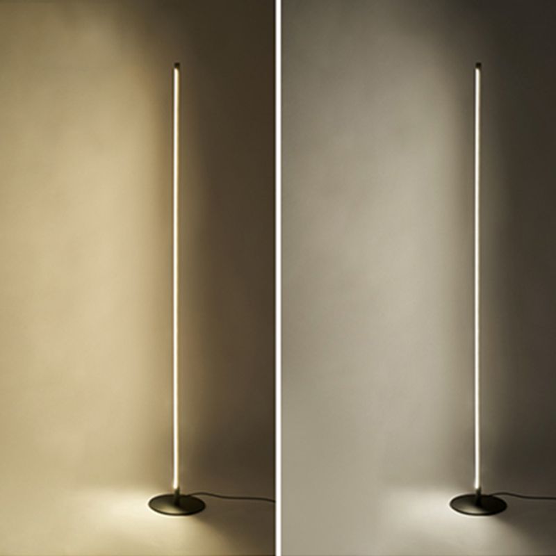 Modern Style Floor Lamp Aluminium Geometric Line LED Floor Light for Living Room