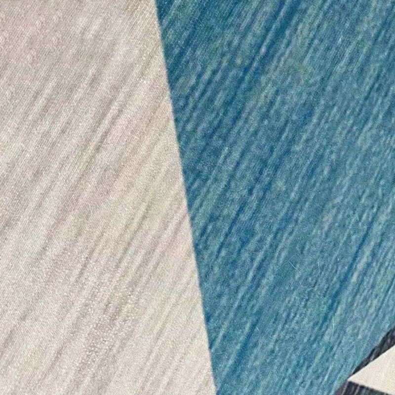 Abstract Pattern Rug Stain Resistant Rectangle Shape Rug for Home Decor