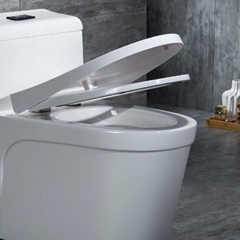 Traditional One Piece Flush Toilet Floor Mount Urine Toilet with Seat for Washroom