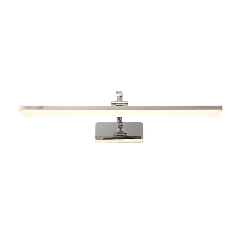 Luz de tocador de metal de estilo moderno Luz de espejo LED lineal para el baño