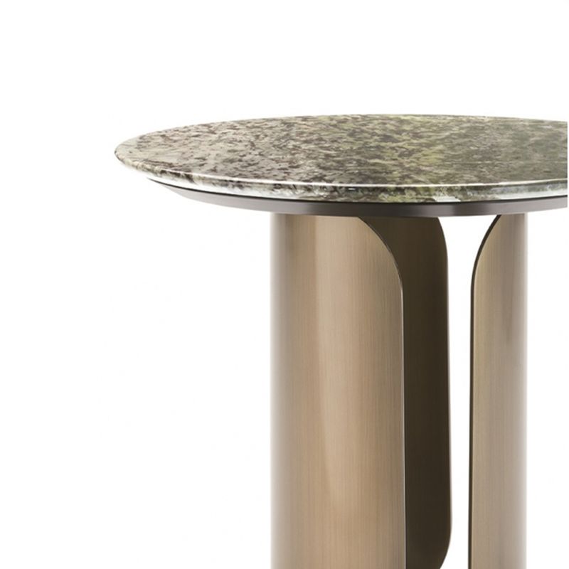 Mid-century Modern Style Pedestal Base Metal Color Selection Coffee Table