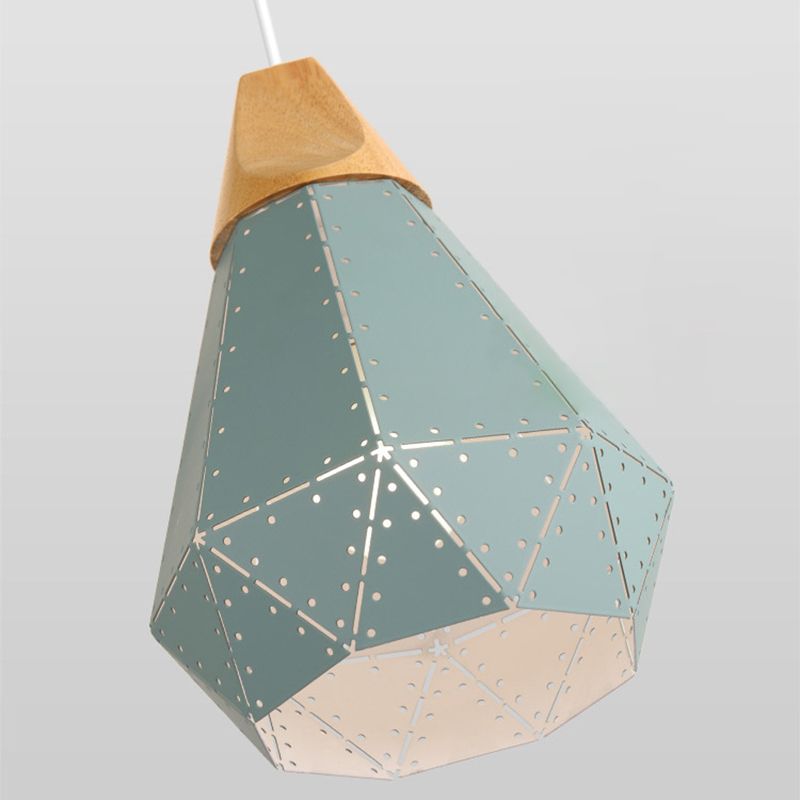 Metall Diamond Hanging Lamp Kit Moderner Stil Down Lighting Anhänger für Esszimmer