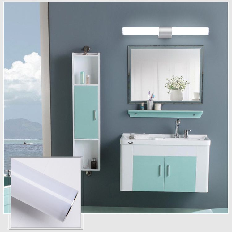 Simplicity Cylindrical Wall Light Sconce Acrylic Wall Light Fixtures for Bathroom