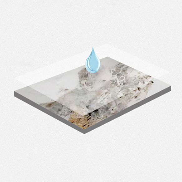 Minimalist Gray White Standard Dining Set Sintered Stone Rectangle Dining Set with Pedestal Base