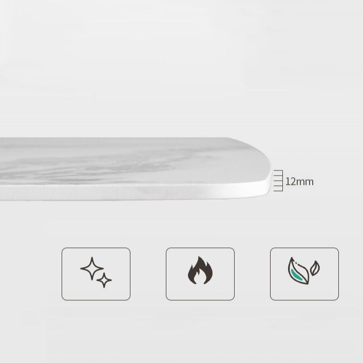 Glam Rectangle Table Set 1/4/5/7 Pieces Dining Set for Kitchen