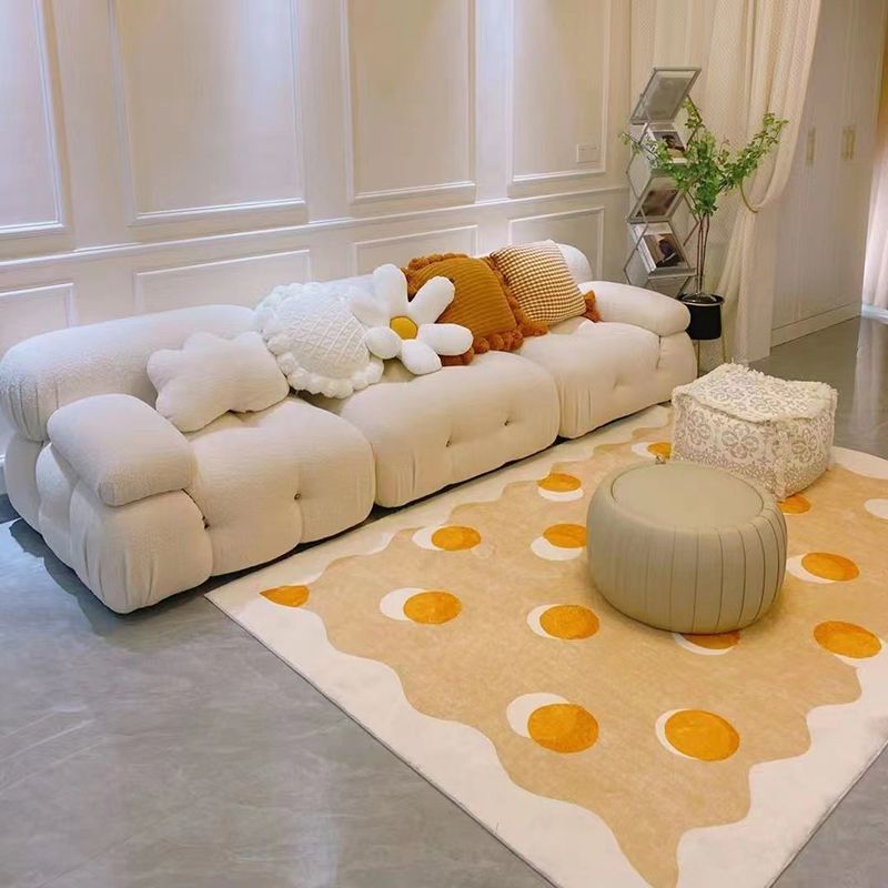 Donkerbruine check tapijten polyester modern tapijt vlekbestendig tapijt voor woonkamer