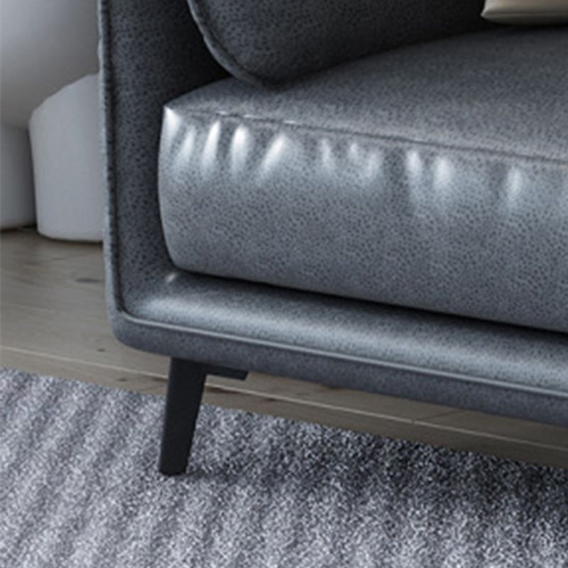 Modern Style Loose Back Sectional Pillow Top Arm 4-seater Sectional