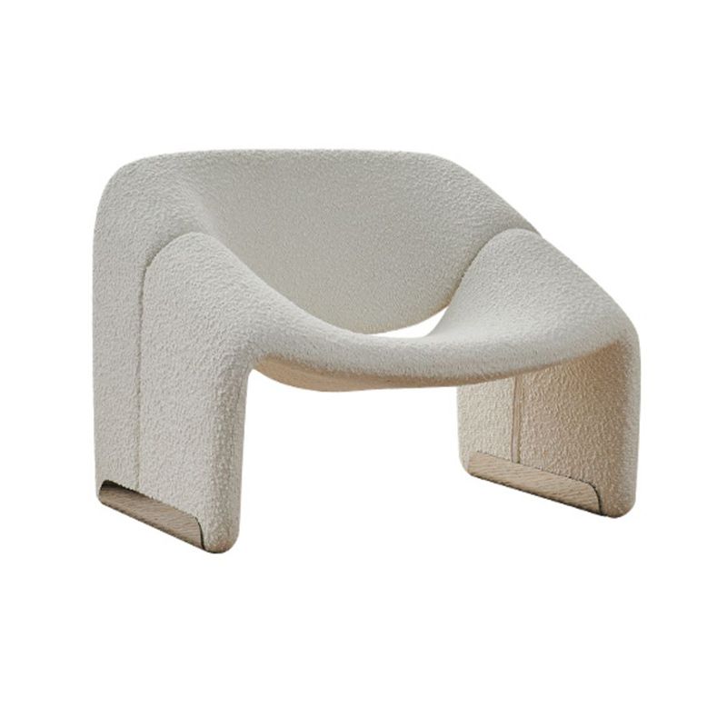 Upholstered Fabric Accent Armchair 33.07" Wide Accent Armchair