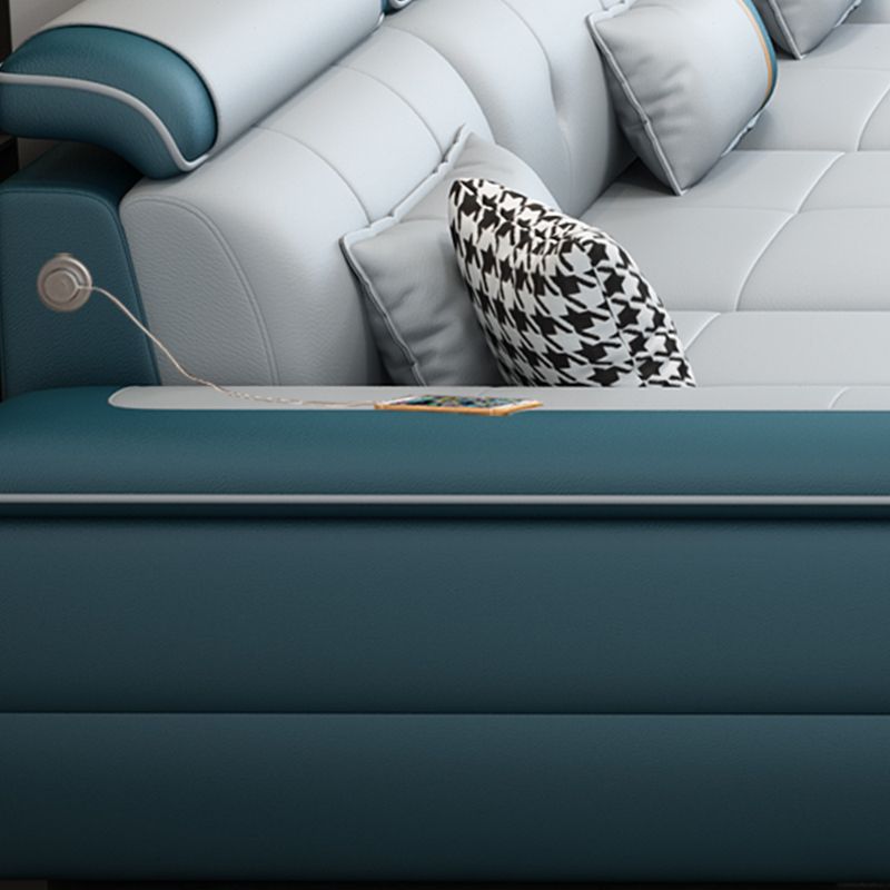 158.26 "D x 70,86" W x 31,49 "H les sections H avec oreillers de boîtier réglable