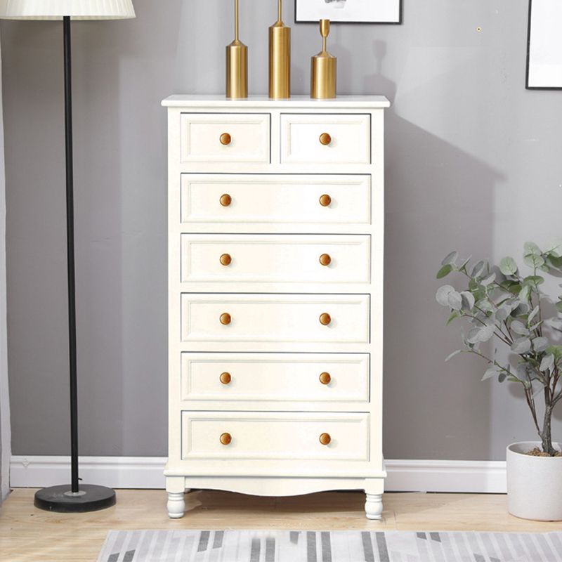 Contemporary Chest Knobs Solid Wood with Drawer Rectangle Accent Chest