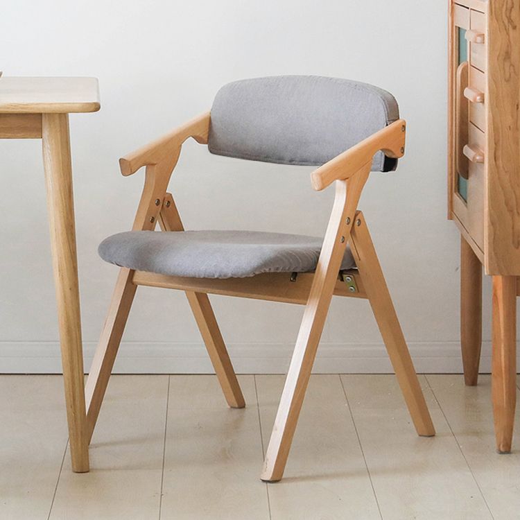 Chaises de salle à manger en bois contemporaines, fauteuil latéral à dossier ouvert, pour usage domestique