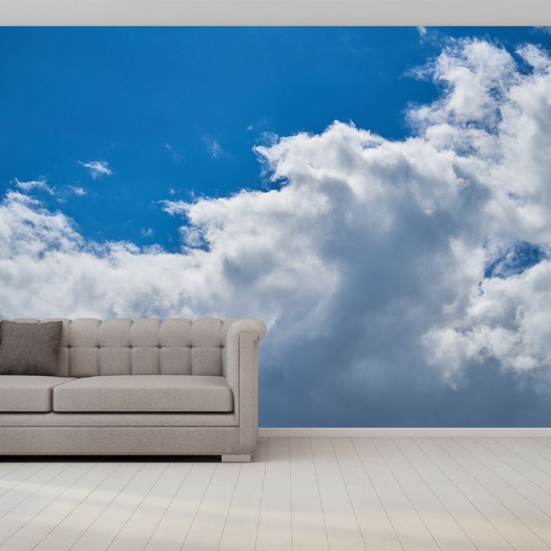 Beautiful Cloudscape Blue Sky Mural Wallpaper for Home Decorations Living Room Bedroom