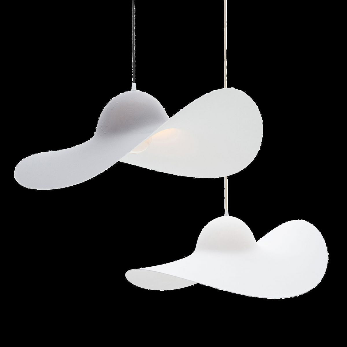 Hat-shaped Hanging Light Modern Pendent Lighting Fixture for Sitting Room