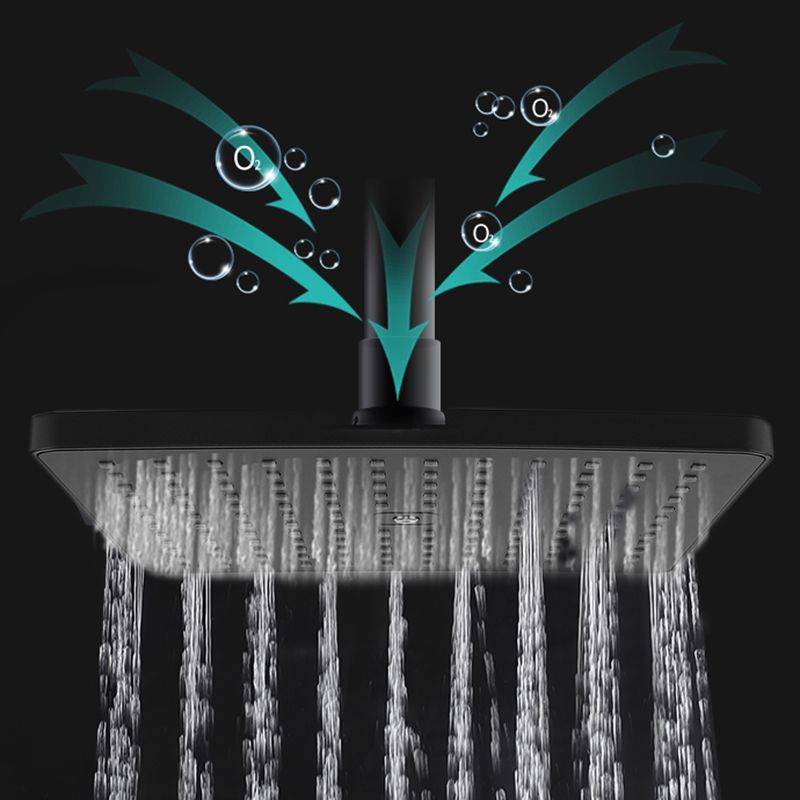 Modern Shower Head Rain Fall Fixed Shower Head Square Rain Fall Hand Shower