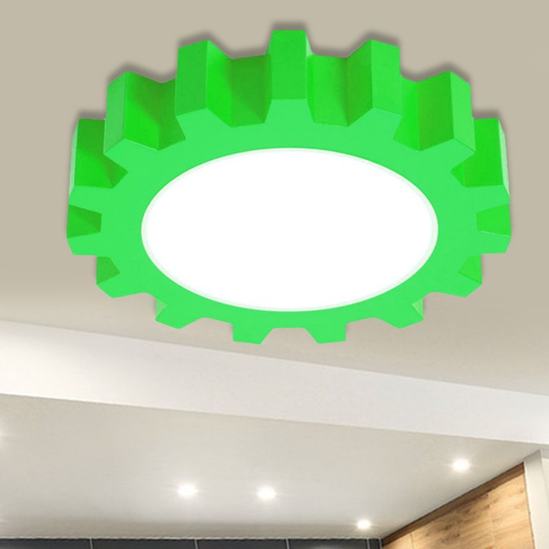 Metal Gear Ceiling Mount Light Cartoon LED Ceiling Light for Kindergarten