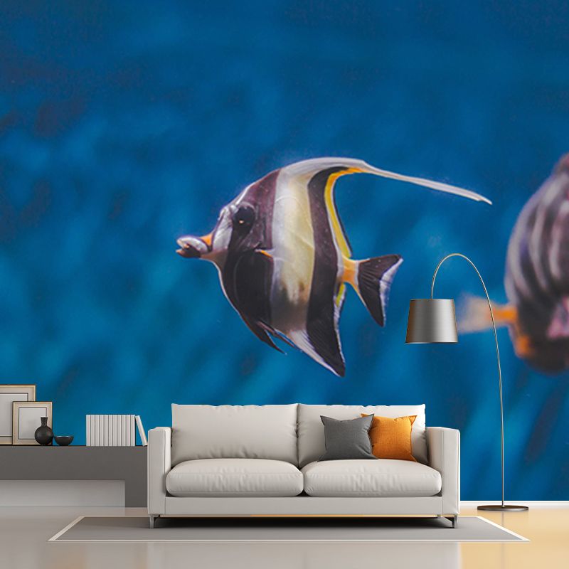 Tropical Fish Murals Contemporary Environment Friendly Wall Art for Sleeping Room