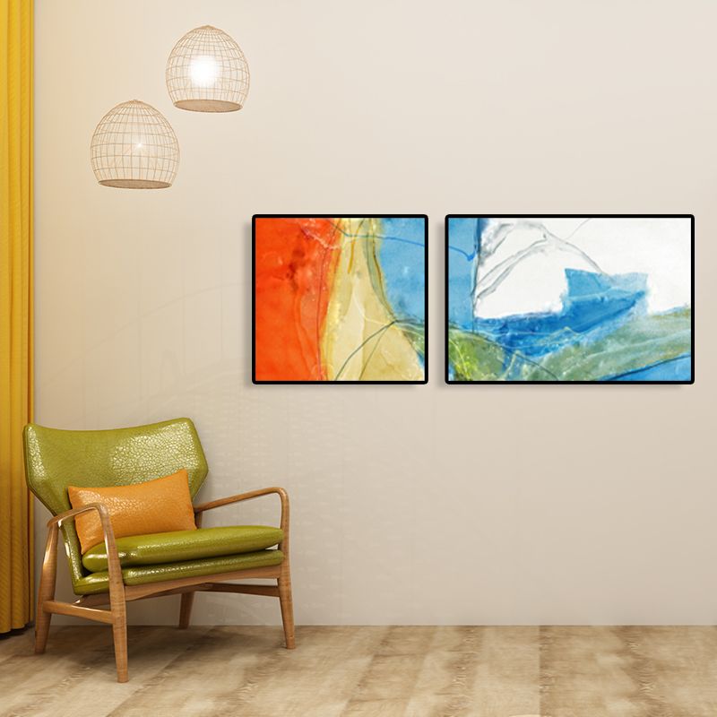 Canvas Multi-Piece Art Print Modern Abstract Painting Wall Decor for House Interior