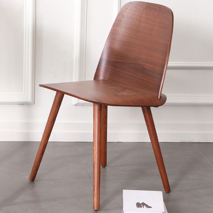 Chaise d'appoint en bois de style scandinave, chaise d'appoint multicolore pour salle à manger