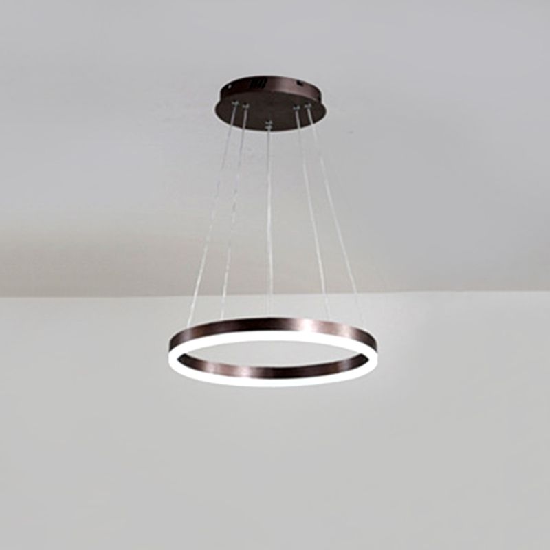 Adjustable 1 Light Linear Chandelier Lighting Fixtures Modern Style Metal Chandelier Light