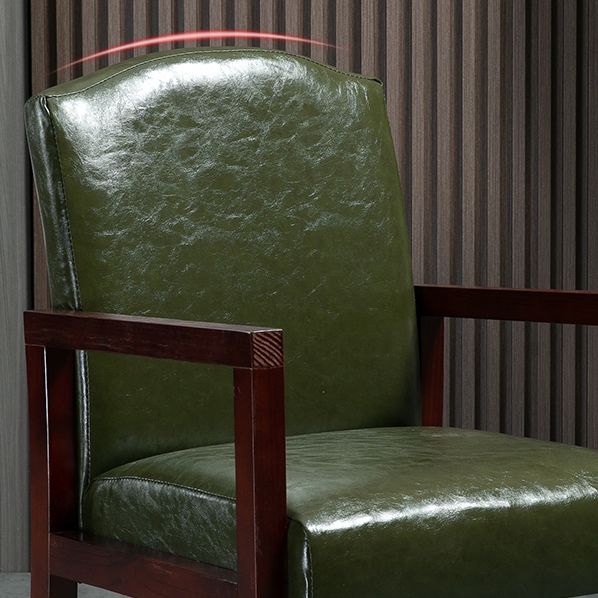 Chaise de salle à manger carrée de cuisine contemporaine Parsons Dining Dining Side Fix avec des jambes en bois