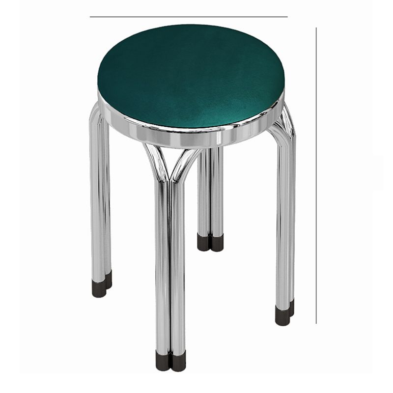 Round Modern Standard Leather Water Resistant Standard for Drawing Room