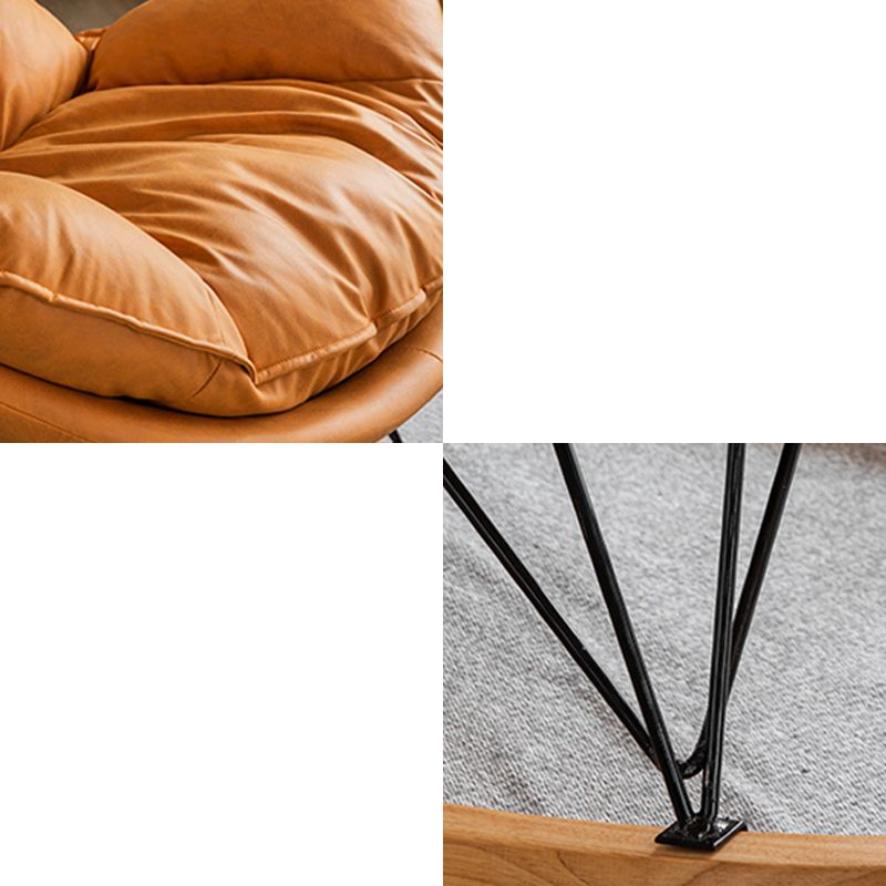 Modern Indoor Sofa Rocking Chair Single Rocking Chair with Cushion