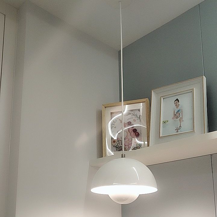 Modern Nordic Style Macron Light Metal One Head Pendant Lamp for Children Room Bedroom