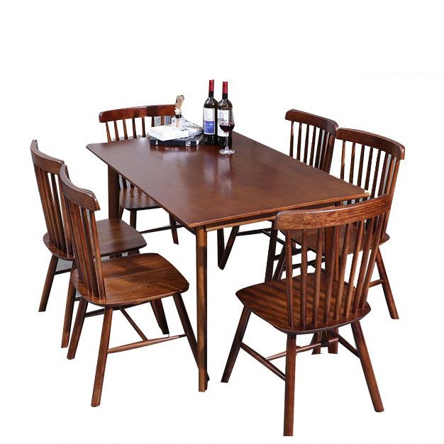 Silla auxiliar de madera contemporánea con acabado mate, respaldo de listones, silla de comedor