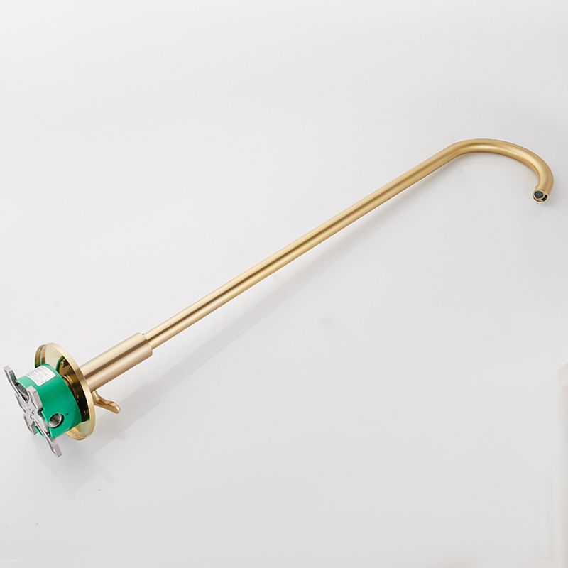 Modern High Arc Bathroom Faucet Floor Mounted Bath Faucet Trim