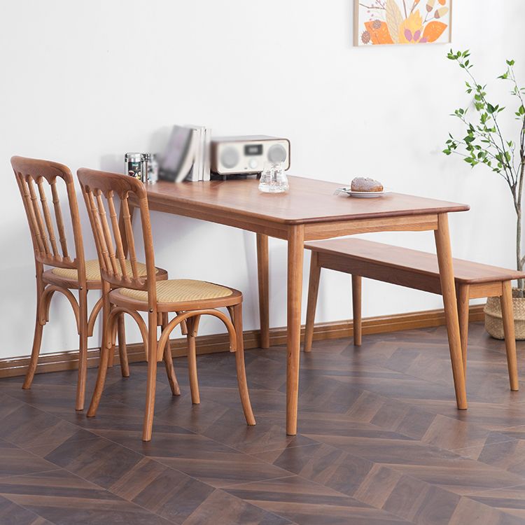 Chaise d'accélération de la ferme en bois Back Back Swerened Dining Side Claid For Restaurant