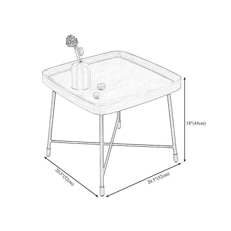 Nordic Round/Rectangle/Triangle Coffee Table Wood Cross Legs Cocktail Table