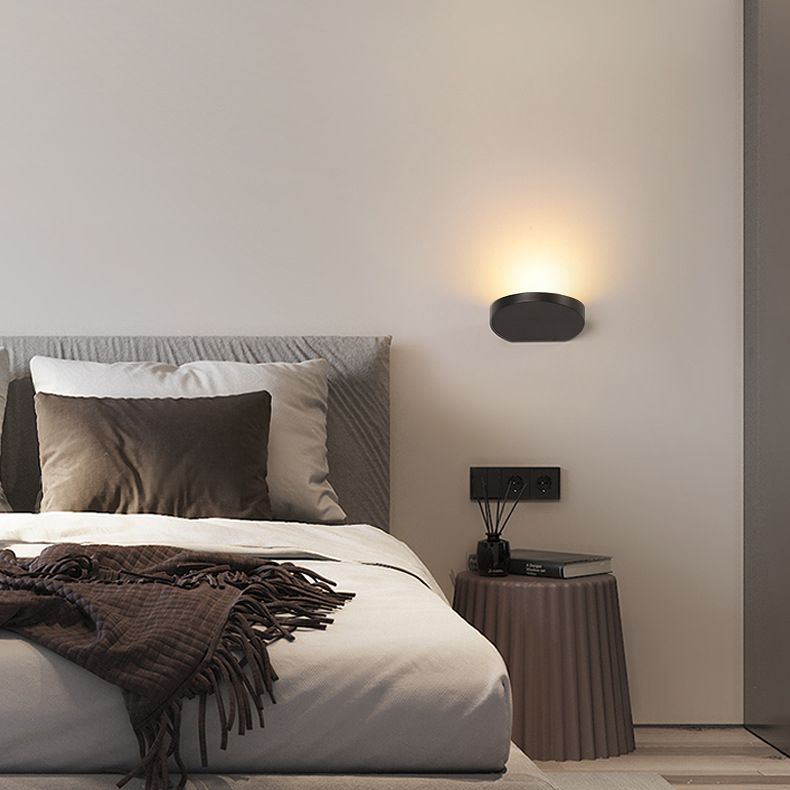 Arc Shade Wall Lighting Modern Simple Creative Style Metal 1 Lights Sconce Lamp for Aisle Indoor