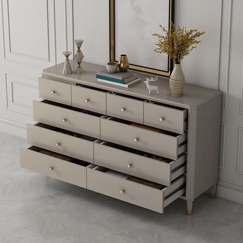 Classic Glam Chest Wooden Storage Chest Dresser with Drawers