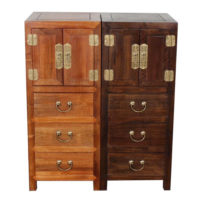 Traditional Solid Wood Storage Chest Bedroom Chest with Drawers