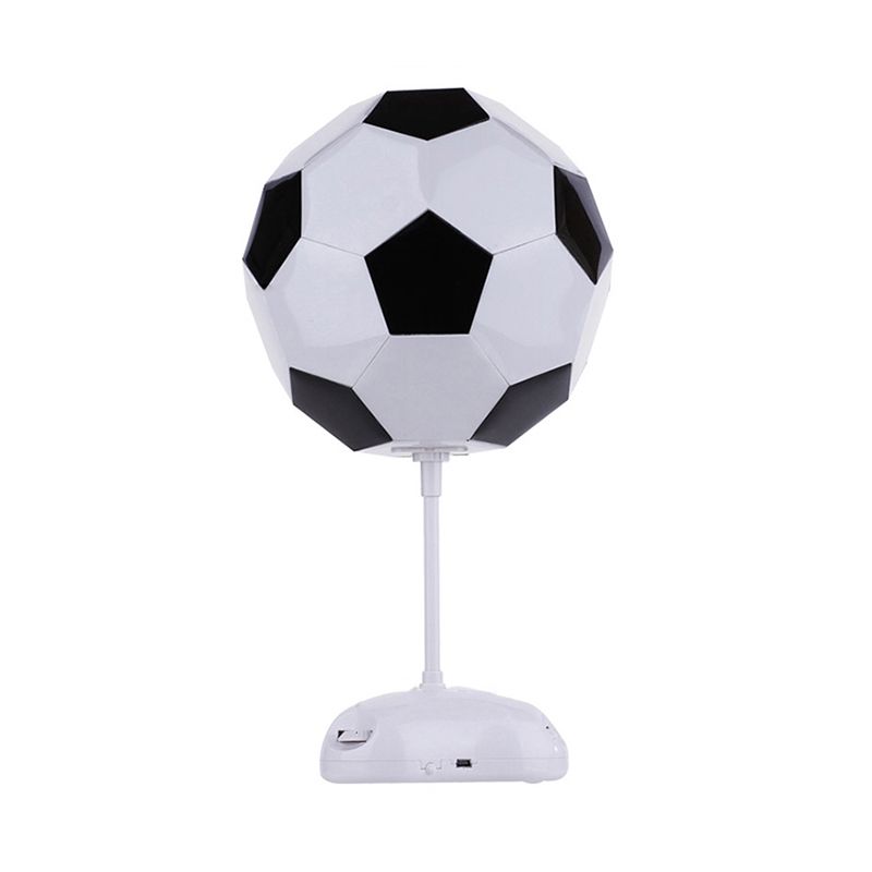 Une table de soccer légère légère de style de style sport en noir et blanc pour la salle d'étude