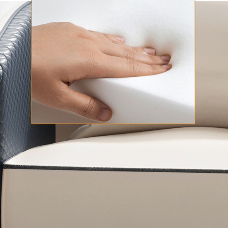 Contemporary Style Single Sofa Chair Pillow Back Arm Chair for Living Room