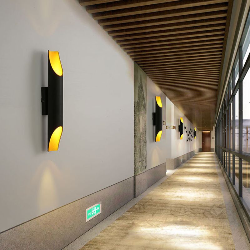 Aluminum Alloy Creative LED Wall Lamp Post-modern Style Metal Sconce Lighting for Dining Room Hallway