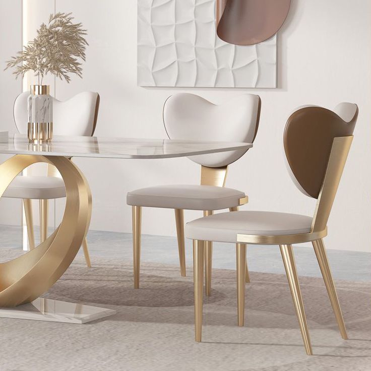 Luxury Sintered Stone Top Dining Set Rectangle 1/4/5/7/9 Pieces Kitchen Table with Chairs