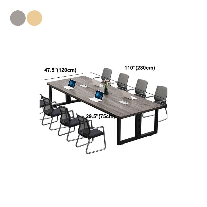 Industrial Style Home Writing Desk Office Conference Table Artificial Wood Desk