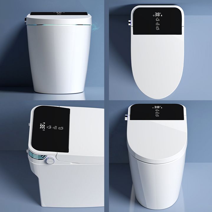 Modern One Piece Toilet Concealed Tank Toilet Bowl for Washroom