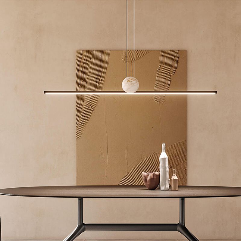 Modern Style Pendant Lighting Fixtures Brass Shade Island Lighting Ideas for Kitchen