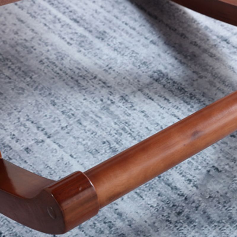 Contemporary Style Single Sofa Rocking Chair Wooden Indoor Rocking Chair for Living Room