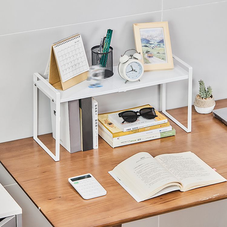 Modern Metal Bookcase, Geometric Bookshelf for Any Room, 8.5" W